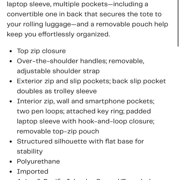 Beis Work Tote Bag 💌🤍 b e i g e - Picture 6 of 6